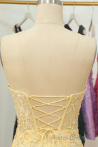 Purple Lace Tight Short Hoco Dresses