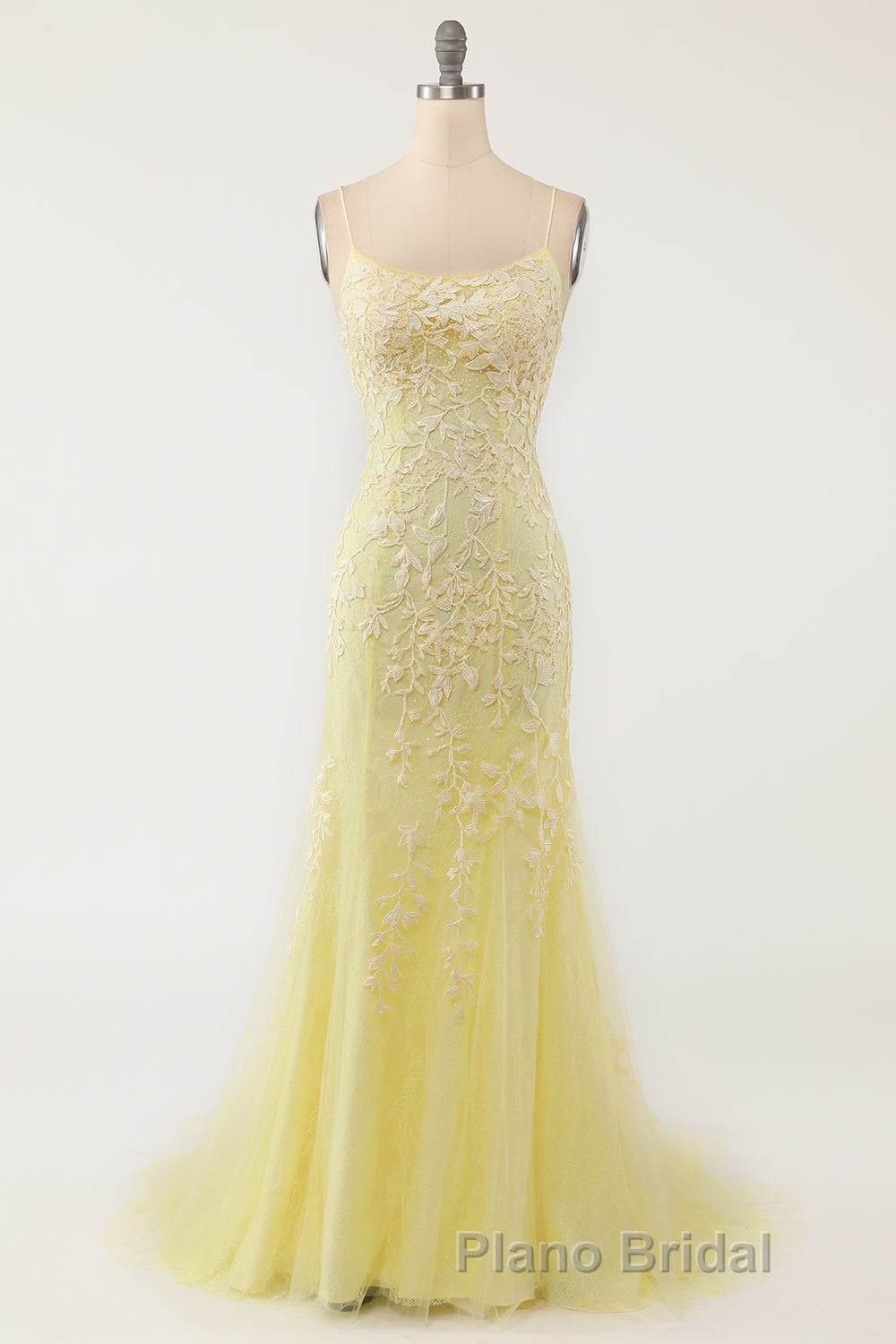 Mermaid Blue Long Formal Prom Dress Backless Evening Dress