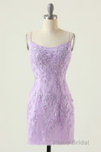 Coral Short Tight Homecoming Dresses with Lace Beading