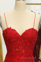 Champagne Spaghetti Straps Tight Short Homecoming Dresses with Appliques