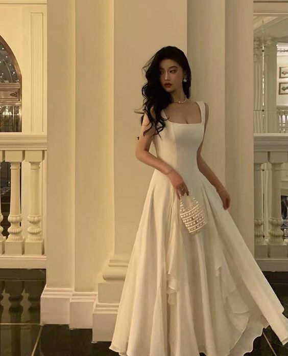 A Line Chiffon Formal Prom Dresses,Long Formal Evening Dresses,Formal Dresses