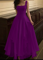 A Line Chiffon Formal Prom Dresses,Long Formal Evening Dresses,Formal Dresses