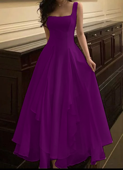 A Line Chiffon Formal Prom Dresses,Long Formal Evening Dresses,Formal Dresses