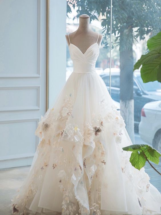 A Line Formal Evening Gowns Formal Party Dresses Straps Formal Prom Dresses Main image