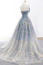 A-Line Lace Quinceanera Dresses Princess Sweet Formal Prom Dresses Off Shoulder Beautiful