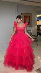 A-Line Long Formal Prom Dresses Fashion Formal Dresses