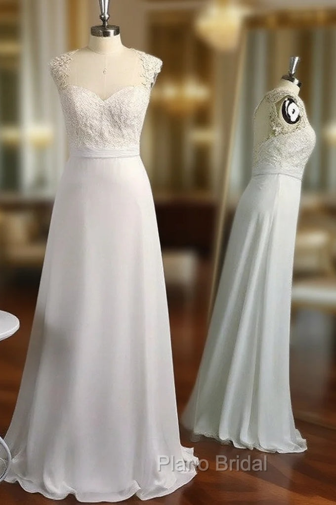 A-Line/Princess Floor-Length Applique Sleeveless Chiffon Sweetheart Dresses