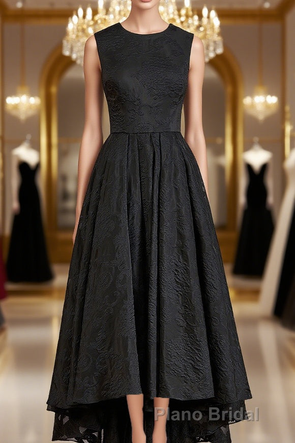 A-Line/Princess Scoop Asymmetrical Lace Mother of the Bride Dresses With Applique Main image