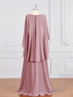 A-Line/Princess V-neck Floor-Length Chiffon Mother of the Bride Dresses