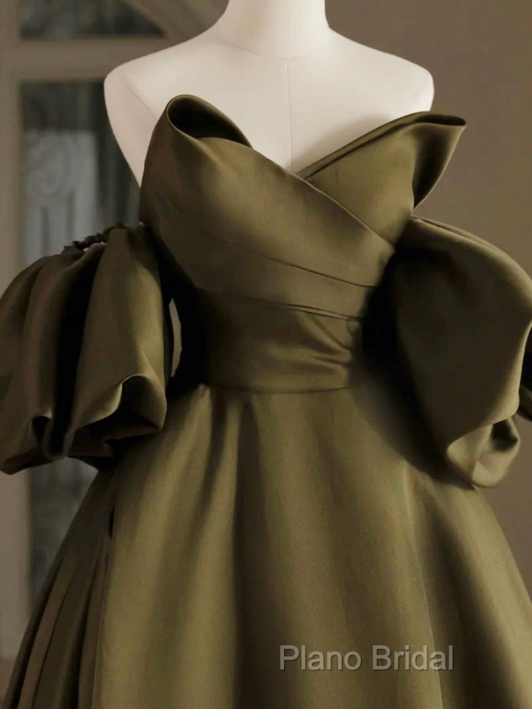 A-Line Puff Sleeves Secondary image