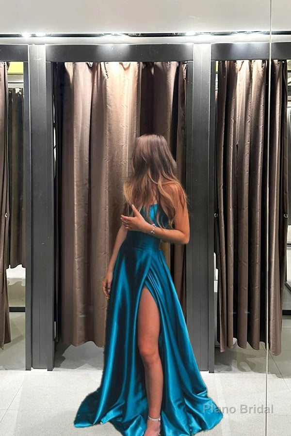 A-Line Simple Stunning Long Prom Dresses Formal Evening Gowns Secondary image