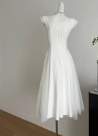 A Line Square Neck Formal Prom Dresses Elegant Prom Gown