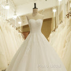 A Line Sweetheart Lace Vintage Bridal Wedding Dresses Lace Up