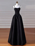 A-Line Sweetheart Neck Satin Burgundy Long Formal Prom Dresses, Burgundy Long Formal Dresses