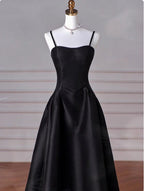 A-Line Sweetheart ??Formal Prom Dresses For Birthday&Graduation-Burgundy Satin Long Formal Evening Dresses