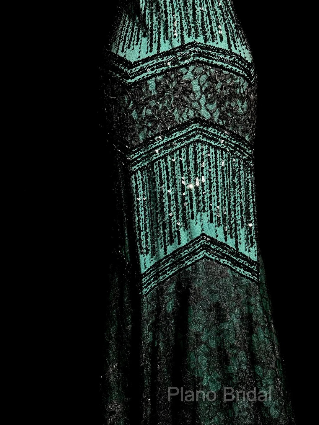 Aesthetic Mermaid Spaghetti Straps Green Formal Prom Dresses Long Party Dresses