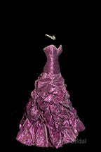 Aesthetic Mermaid Sweetheart Neckline Taffeta Formal Prom Dresses Ruffle Long Party Dresses