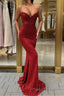 Affordable Sheath Sequins Long Cheap Formal Prom Dress | Spaghetti Straps Sexy Evening Dress