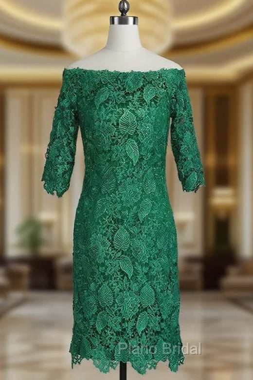 Amazing Short Evening Dresses 3/4 Sleeves Mother of the Bride Dresses Formal Dresses Main image