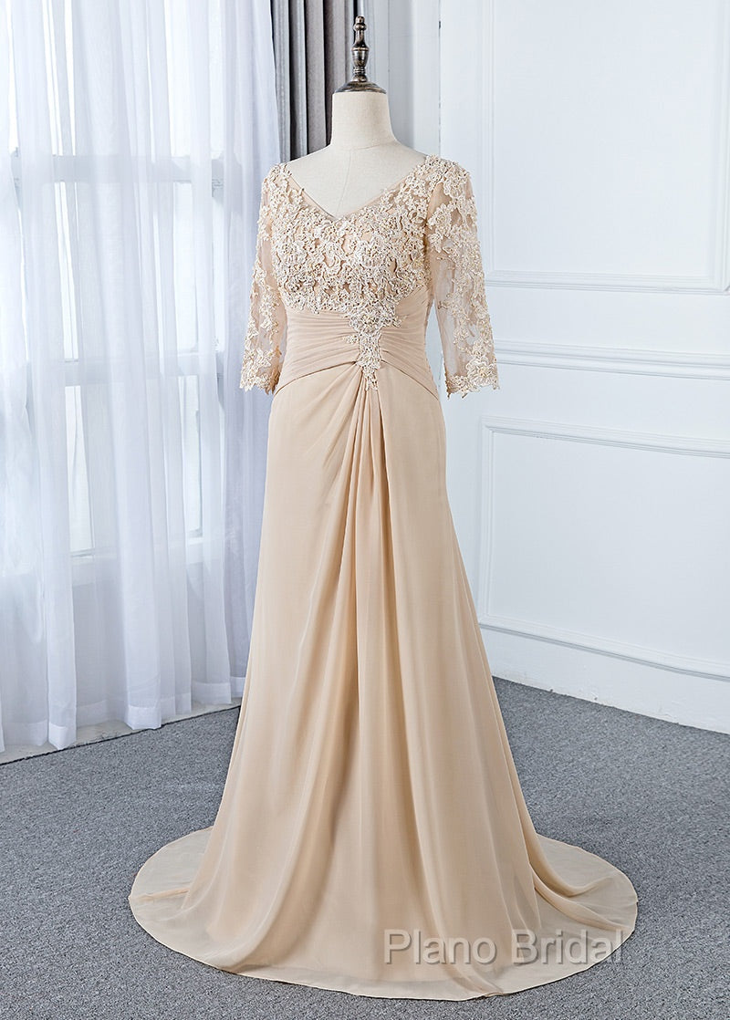 Appliques Lace 3/4 Sleeves Sweetheart Mother Of The Bride Dresses Secondary image