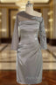 Attractive 3/4 Sleeves Mother Of The Bride Dresses Sheath Appliques