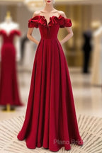 Ball Gown A-Line Formal Gown Empire Dresses Formal Prom Floor Length Sleeveless V Neck Jersey With Pleats Strappy