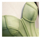 Ball Gown, Green Formal Prom Dresses Vintage Formal Prom Dresses
