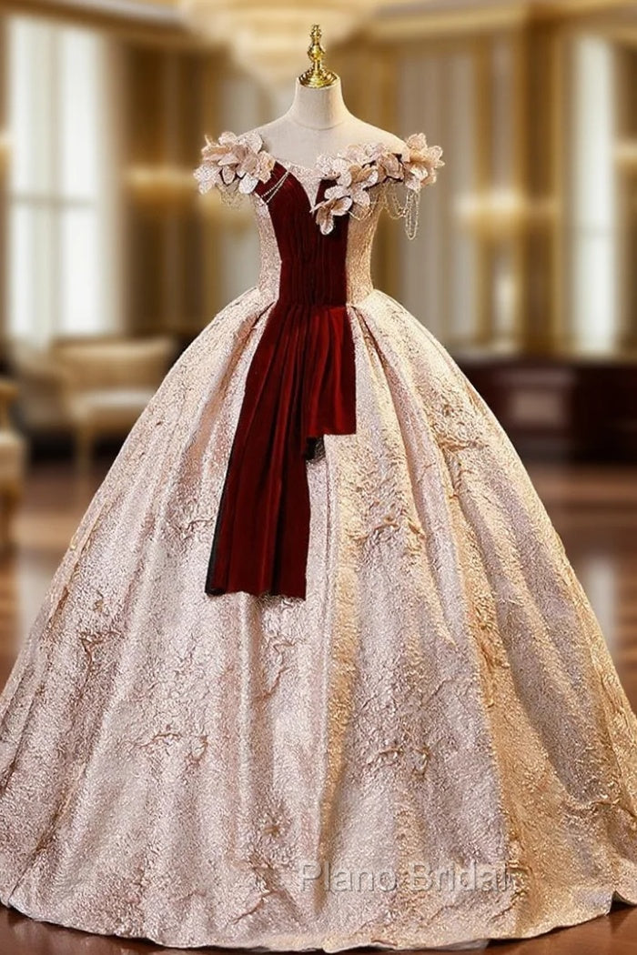 Ball Gown Off the Shoulder Pleats Quinceanera Dresses Main image