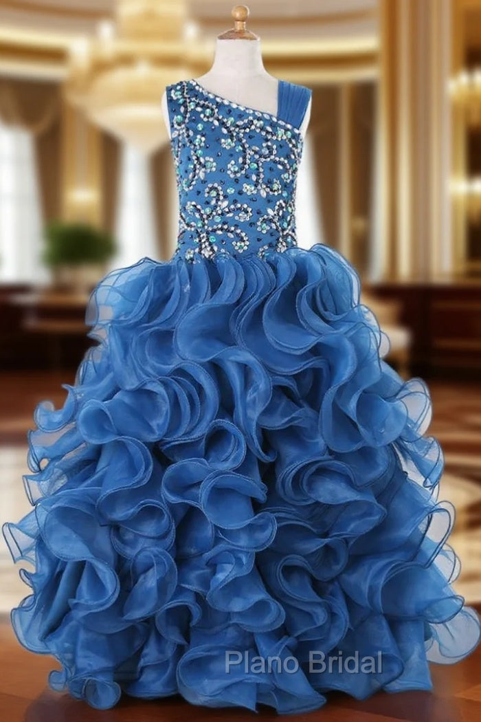 Ball Gown Organza Ruffles Girls Pageant Dresses For Weddings Main image