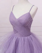Green/Purple/Blue Fashion Elegant Spaghetti Strap Long Organza Ruffles Ball Gown Formal Evening Gown Graduation Gown Adult Ceremony Gown