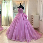 Ball Gown Formal Prom Dresses Floor Length Tulle Quinceanera Dresses