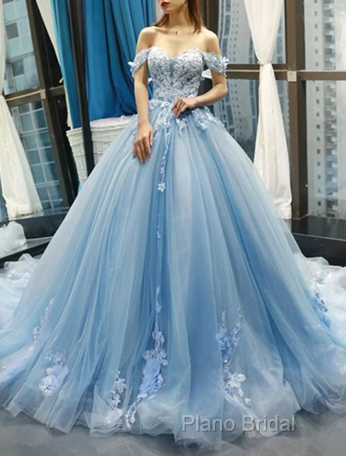 Ball Gown Formal Prom Dresses Floral Dresses Quinceanera Court Train Short Sleeve Sweetheart Lace With Pleats Appliques