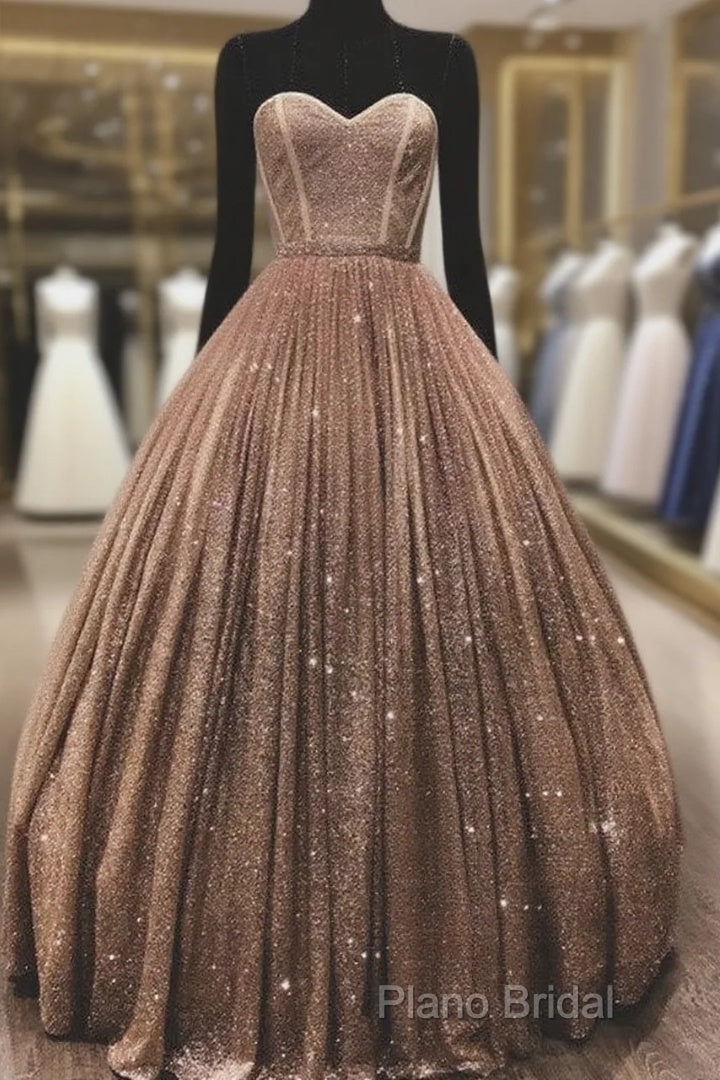 Ball Gown Sweetheart Corset Sparkle Dresses Main image