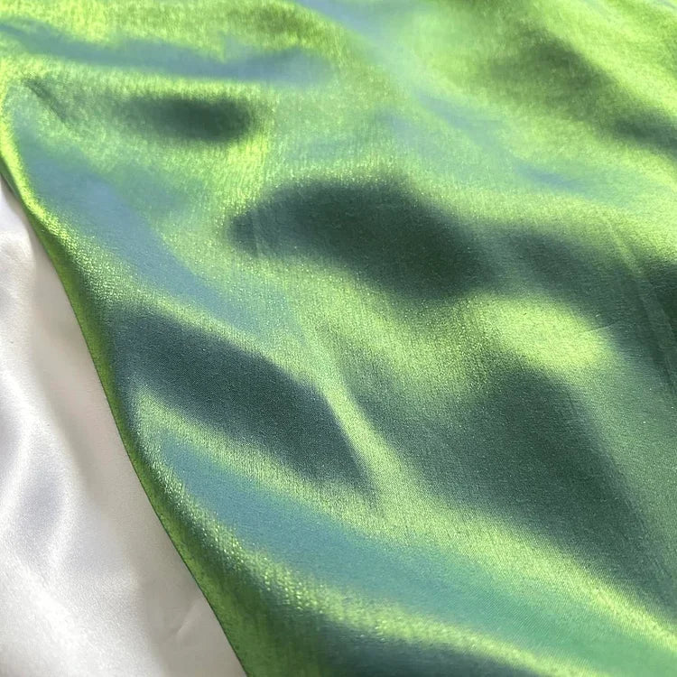 Beautiful A Line Spaghetti Straps Green Long Formal Prom Dresses Formal Evening Gowns