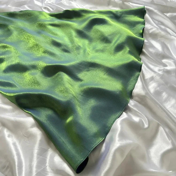 Beautiful A Line Spaghetti Straps Green Long Formal Prom Dresses Formal Evening Gowns