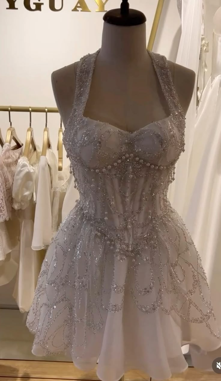 Beautiful Chiffon A Line Mini Birthday Dresses White Homecoming Dresses Main image