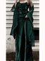 Beautiful Dark Green Long Formal Prom Dresses Formal Evening Dresses
