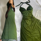 Beautiful Halter Birthday Party Dresses Chiffon Formal Prom Dresses