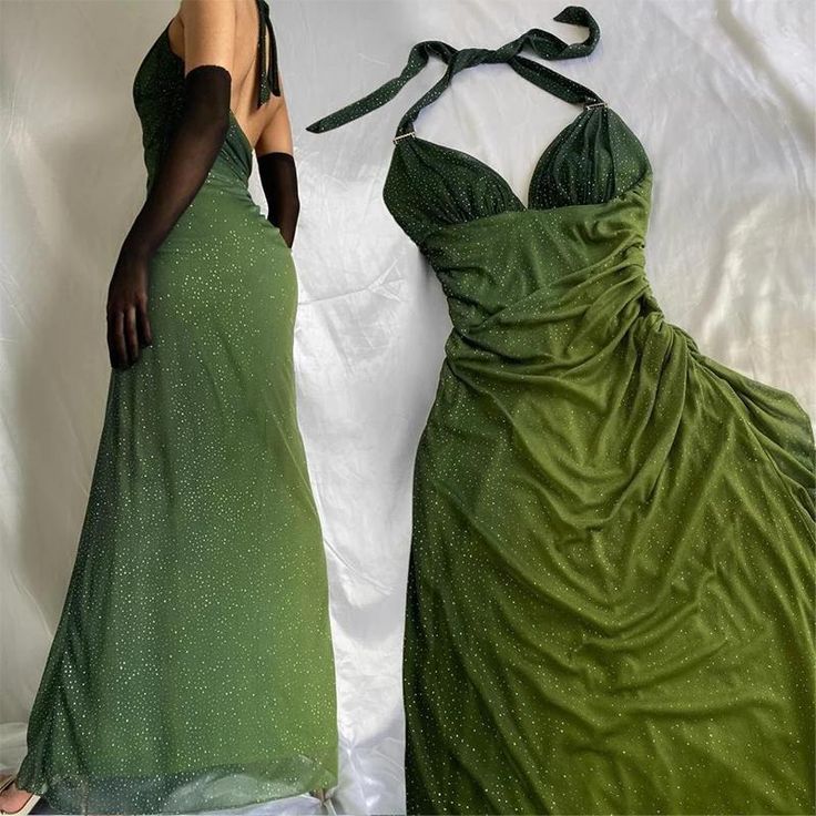 Beautiful Halter Birthday Party Dresses Chiffon Formal Prom Dresses