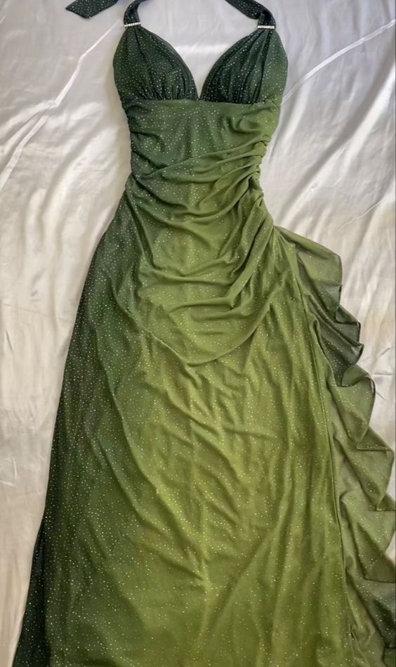 Beautiful Halter Birthday Party Dresses Chiffon Formal Prom Dresses