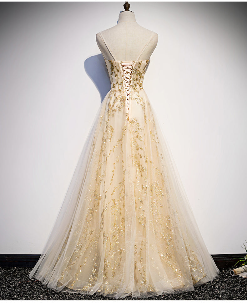 Beautiful Lace Long Formal Prom Gown, New Style Formal Dresses Secondary image