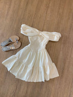 Beautiful One Shoulder Bow Princess A-Line Homecoming Dresses