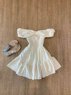 Beautiful One Shoulder Bow Princess A-Line Homecoming Dresses