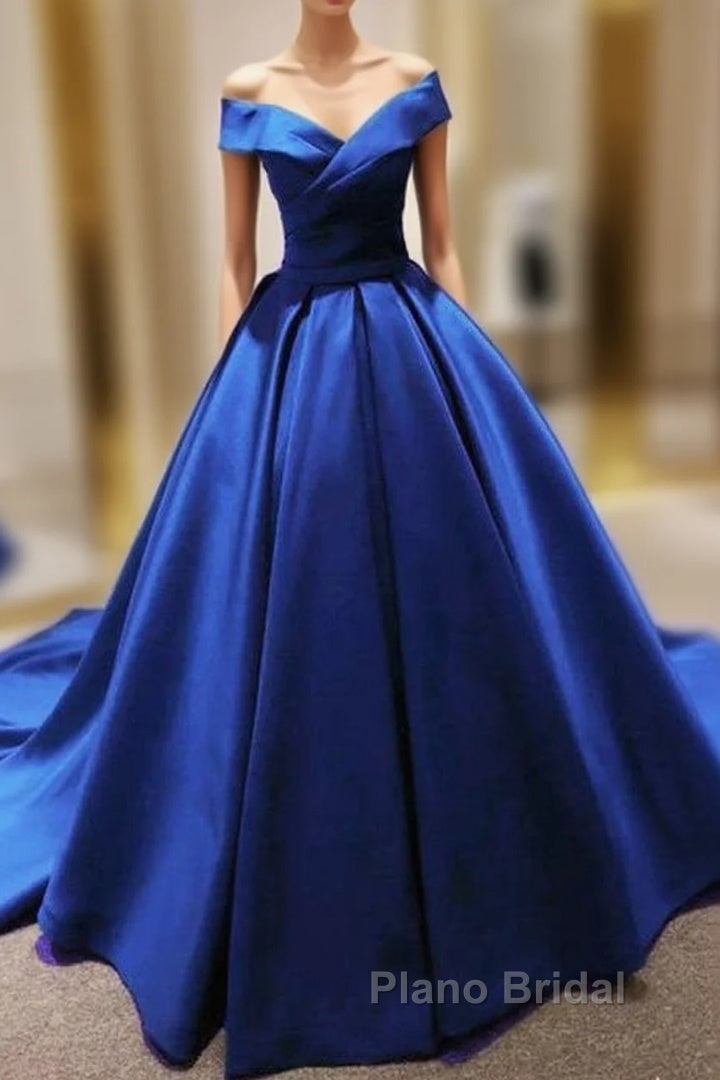 Beautiful Royal Blue Party Dresses, Formal Prom Dresses , Long Formal Gowns