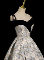 Beautiful Satin Sweetheart Off Shoulder Formal Prom Dresses, A-Line Satin Formal Dresses