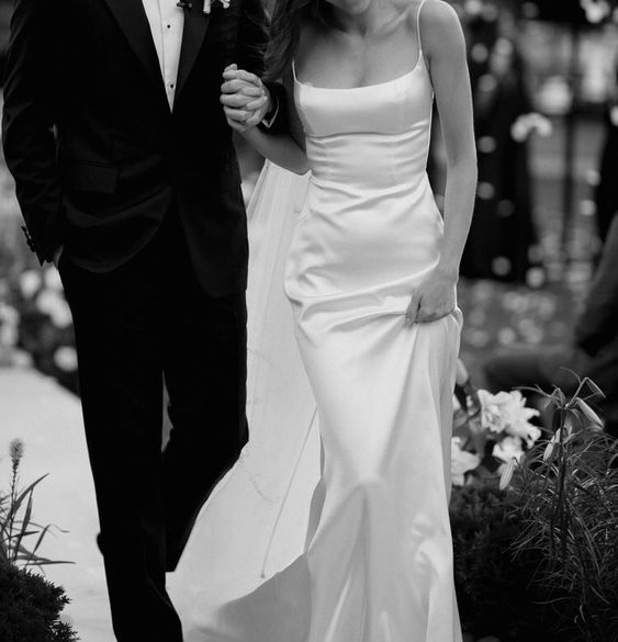 Beautiful Sheath Straps Long White Formal Prom Dresses Formal Evening Dresses Secondary image
