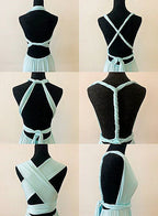 Beautiful Spandex Multi Way Bridesmaid Dresses, Women Summer Dresses,Convertible Dresses