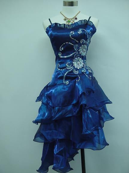 Black Chiffon Beaded Mini Satin Short Formal Prom Dresses Homecoming Dresses