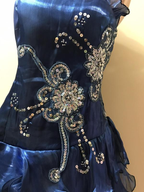 Black Chiffon Beaded Mini Satin Short Formal Prom Dresses Homecoming Dresses