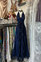 Black Elegant Vintage Formal Prom Party Gown Formal Evening Dresses